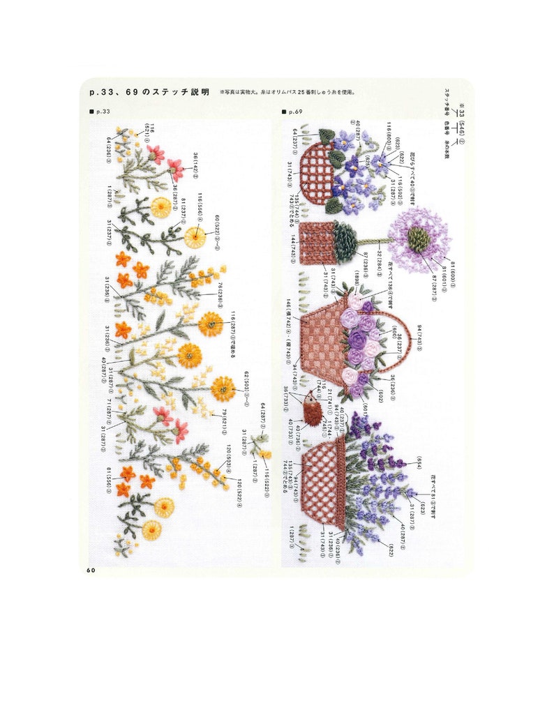 Japanese Embroidery Book the Basic Book of Embroidery and Stitch