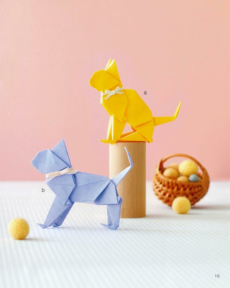 Japanese Origami Book Cute Animal Origami PDF - Etsy