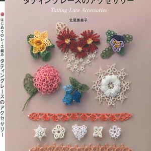 Japanese Tatting Book - First Time Tatting Lace Accessories (PDF)