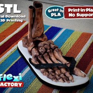 ¡Pie de esqueleto para impresión en el lugar de Flexi Factory!