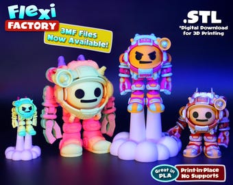 Flexi Factory SpaceMoji (Emoji Astronaut) with 3mf files Included!