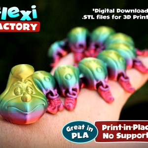 Cute Flexi Print-In-Place Caterpillar