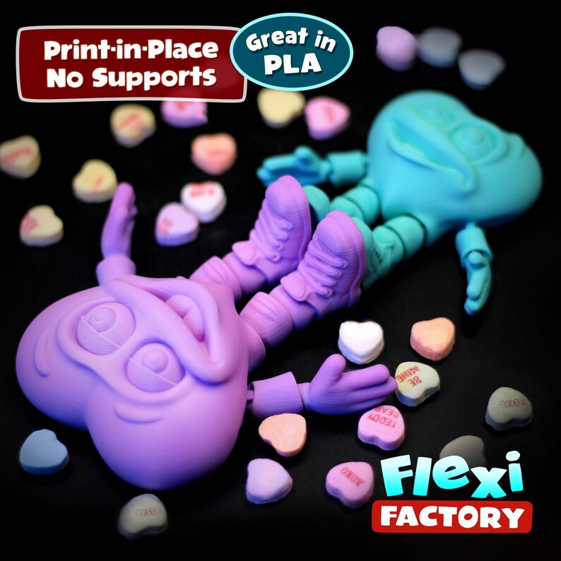 Flexi Print-In-Ort Herbert The Heart 3D STL und 3MF Files zum Drucken Bild 9