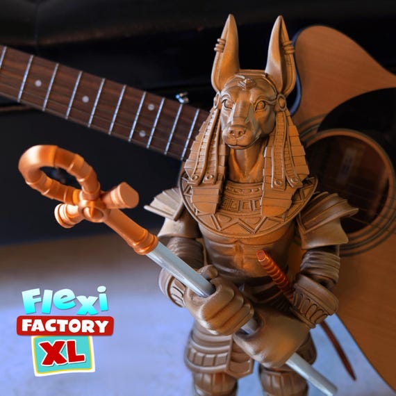 Flexi Factory Anubis With 3mf and Xl/cut Versions! - Etsy