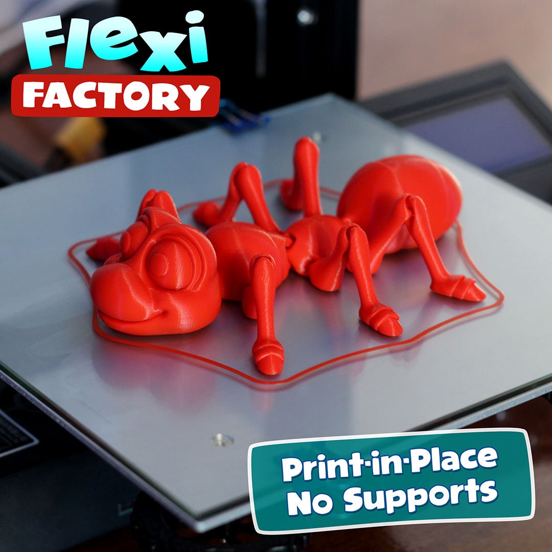 Cute Flexi Print-in-place Ant STL File for 3D Printing - Etsy