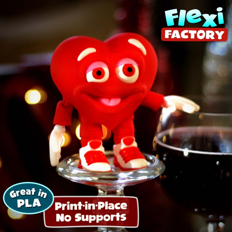 Flexi Print-In-Ort Herbert The Heart 3D STL und 3MF Files zum Drucken Bild 5