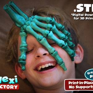 Flexi Print-In-Place Skeleton Hand