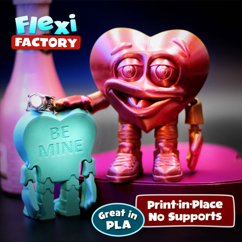 Flexi Print-In-Ort Herbert The Heart 3D STL und 3MF Files zum Drucken Bild 7