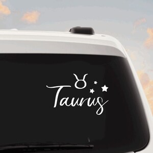 zodiac sign symbol sticker | zodiac glyph sticker for car, tumbler, laptop, phone | astrology stickers | astrology vinyl decals