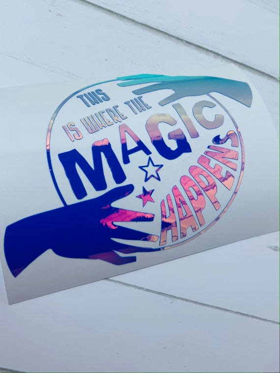 This is Where the Magic Happens Vinyl Sticker Witchy Woman Etsy