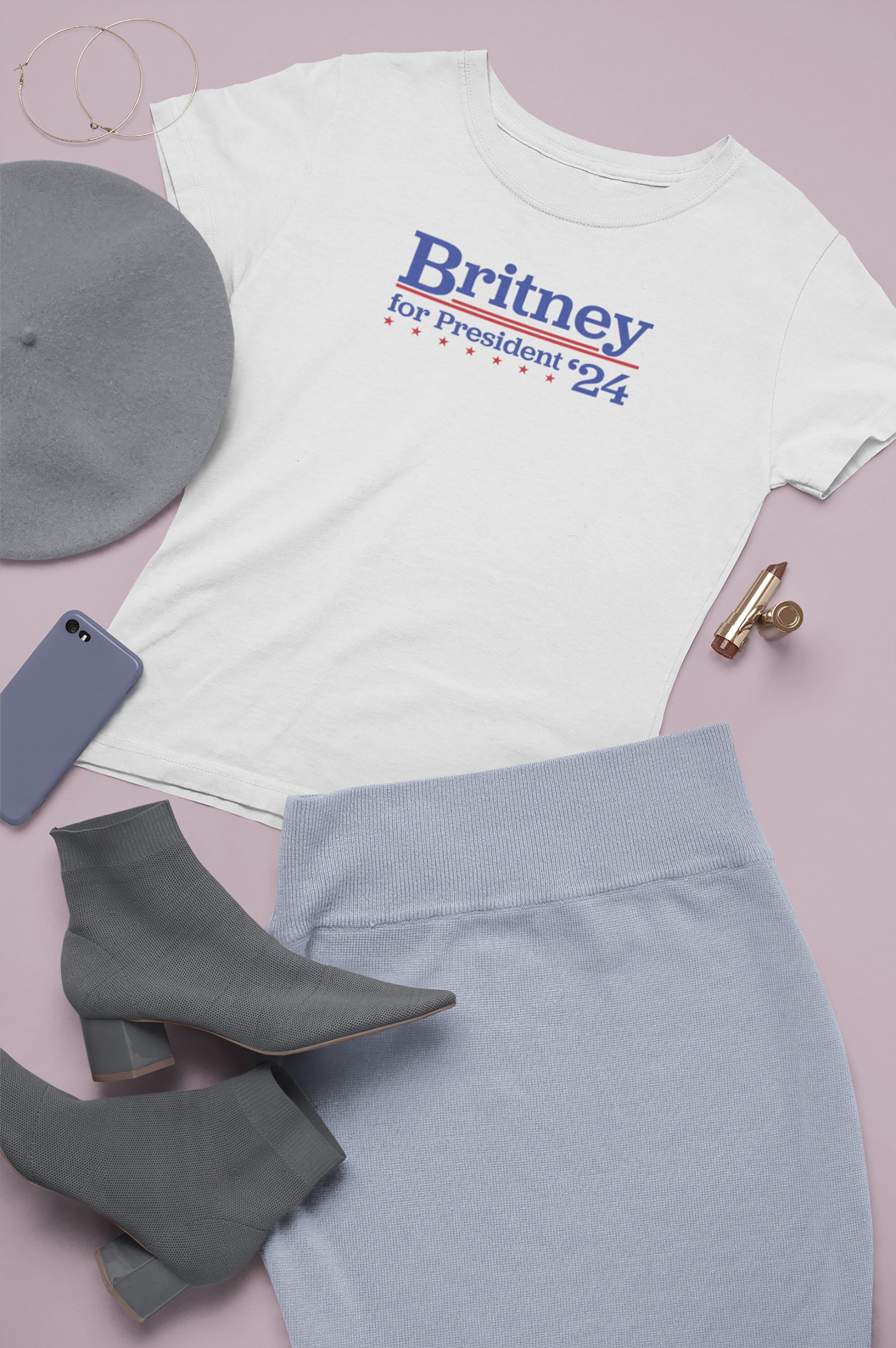 Discover Britney for President T-Shirt | Britney Spears Election Shirt | Britney 2024 Presidential Campaign Graphic Tee | Britney Fan Gift Shirt