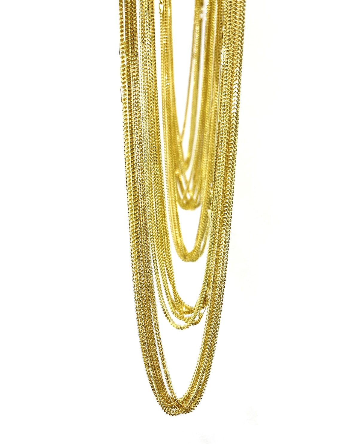 10K Gold Franco Chain Necklace Gold Franco Chain 10K Etsy