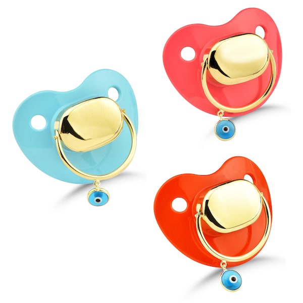 Gold Pacifier Etsy