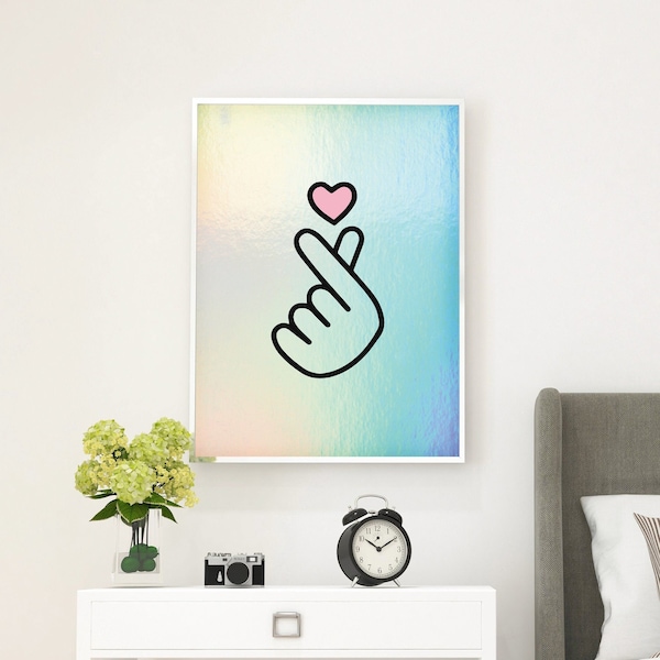 Pastel Band Poster Etsy