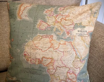 18x18 Multicolor Vintage Nordic Isles Atlas Old Iceland & Faroe Islands Map Throw Pillow 1872 18x18 Multicolor Vintage Nordic Isles Atlas Old Iceland & Faroe Islands Map Throw Pillow 1872