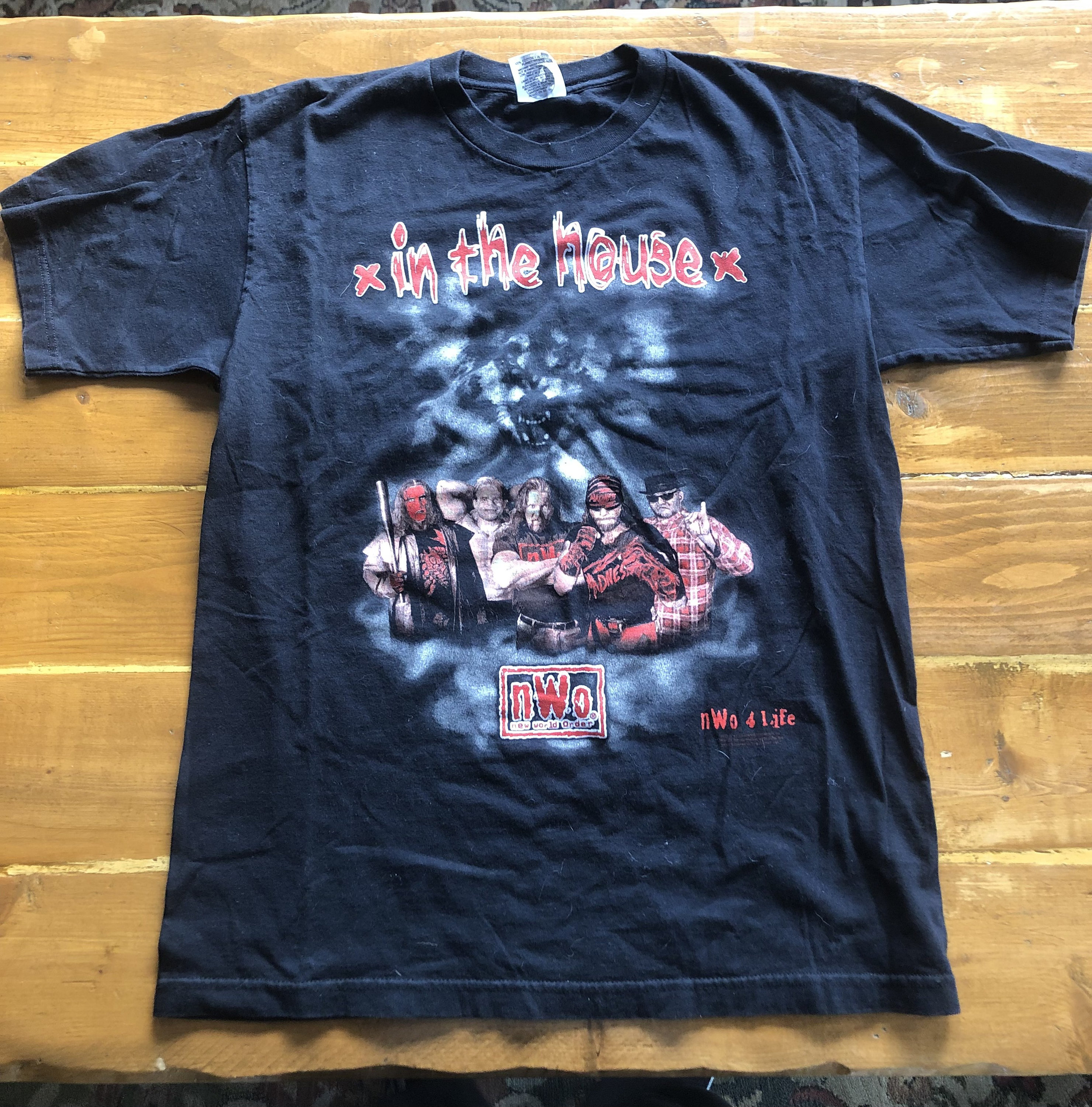Vintage 1990s WCW NWO Wolf PAC Graphic 
