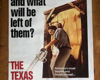 INTL TEXAS CHAINSAW MASSACRE III LEATHERFACE 1989 orig 27x40 Movie Poster 