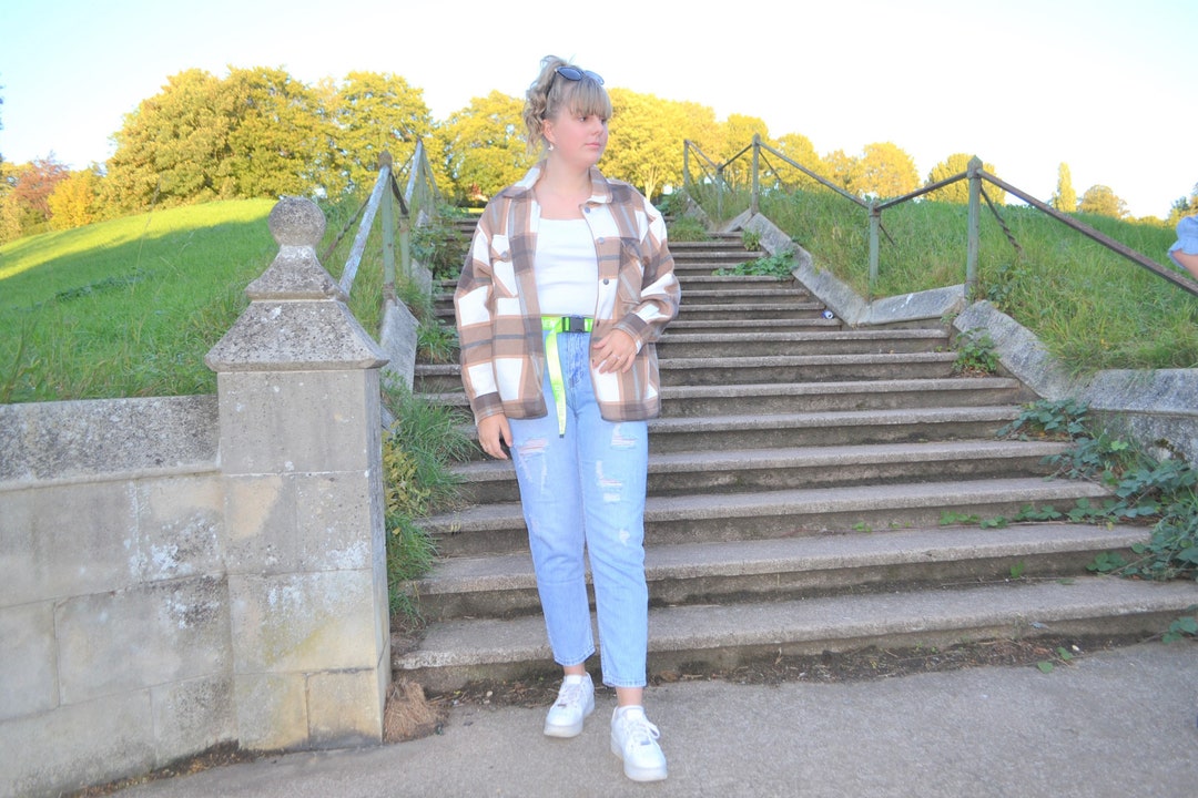 Checked Lumber Style Shirt Jacket shacket - Etsy