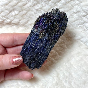 Carborundum - Crystal Cluster - Healing Crystal - Spiritual Gift - Raw Crystal - Specimen - Aura Cluster - Rainbow Crystal