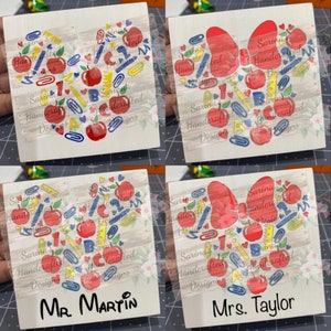 Mickey & Minnie Teachers Day, Teacher Appreciation Day, Teacher Gifts, Teacher Presents, Disney Teacher Gifts, Disney Classroom