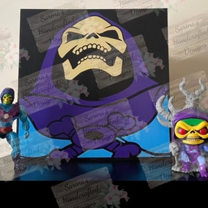 Masters of the Universe, MOTU, Skeletor, Evil-Lyn, Trap Jaw, Mer-Man, Beast Man, Tri-Klops, Mumm-Ra, ThunderCats, Wall Art