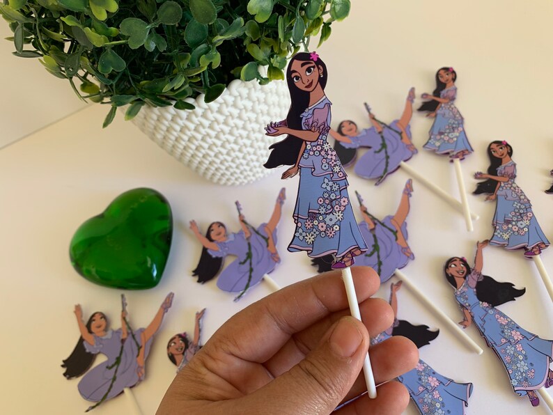 Encanto Isabel Cupcake Toppers o amigos Etsy México