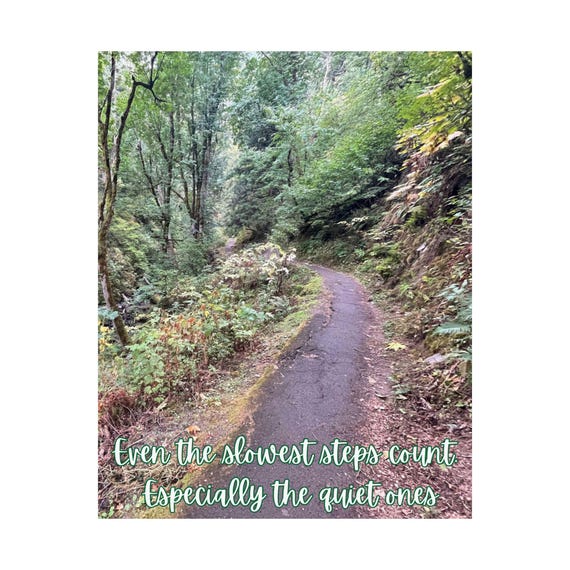 Inspirational Matte Vertical Poster, Motivational Wall Art, Nature Decor, Home Office Decoration, Mindfulness Quote