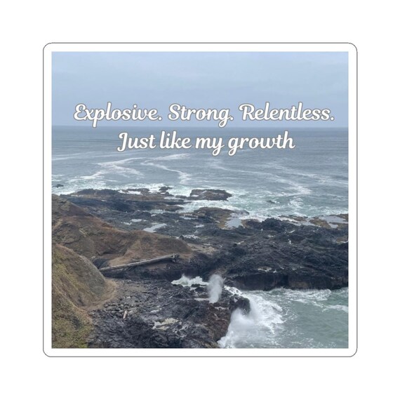 Inspirational Kiss-Cut Stickers for Personal Growth, Motivational Décor, Laptop Art, Journals, Gift for Friends