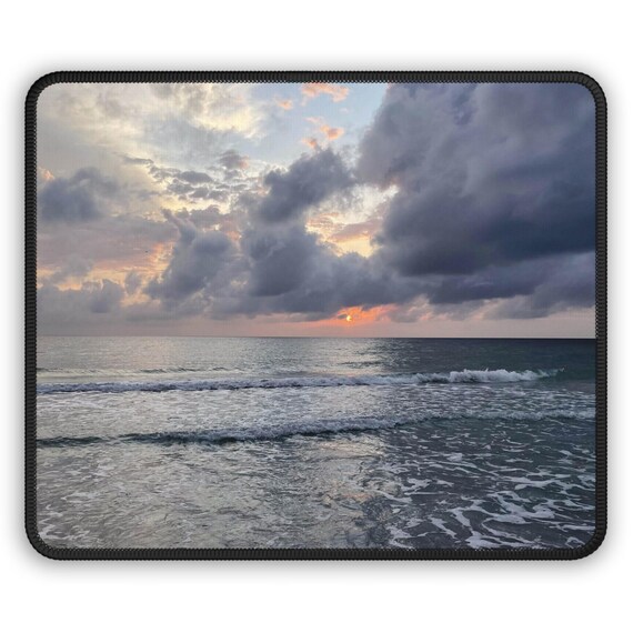 Serene Ocean Gaming Mouse Pad - Coastal Decor for Gamers, Perfect Gift for Beach Lovers, Work from Home Essentials, Sea Vibes