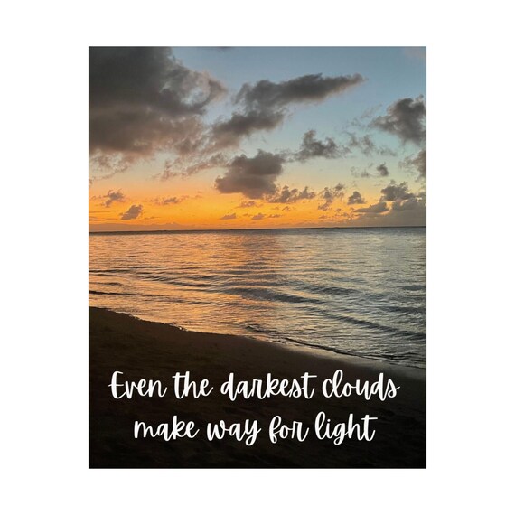 Motivational Quote Posters, Inspiring Wall Art, Beach Sunset Decor, Positive Affirmations for Home, Gifts for Friends