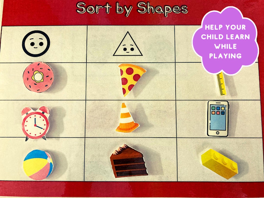 I Can Sort Shapes Bundle - Etsy
