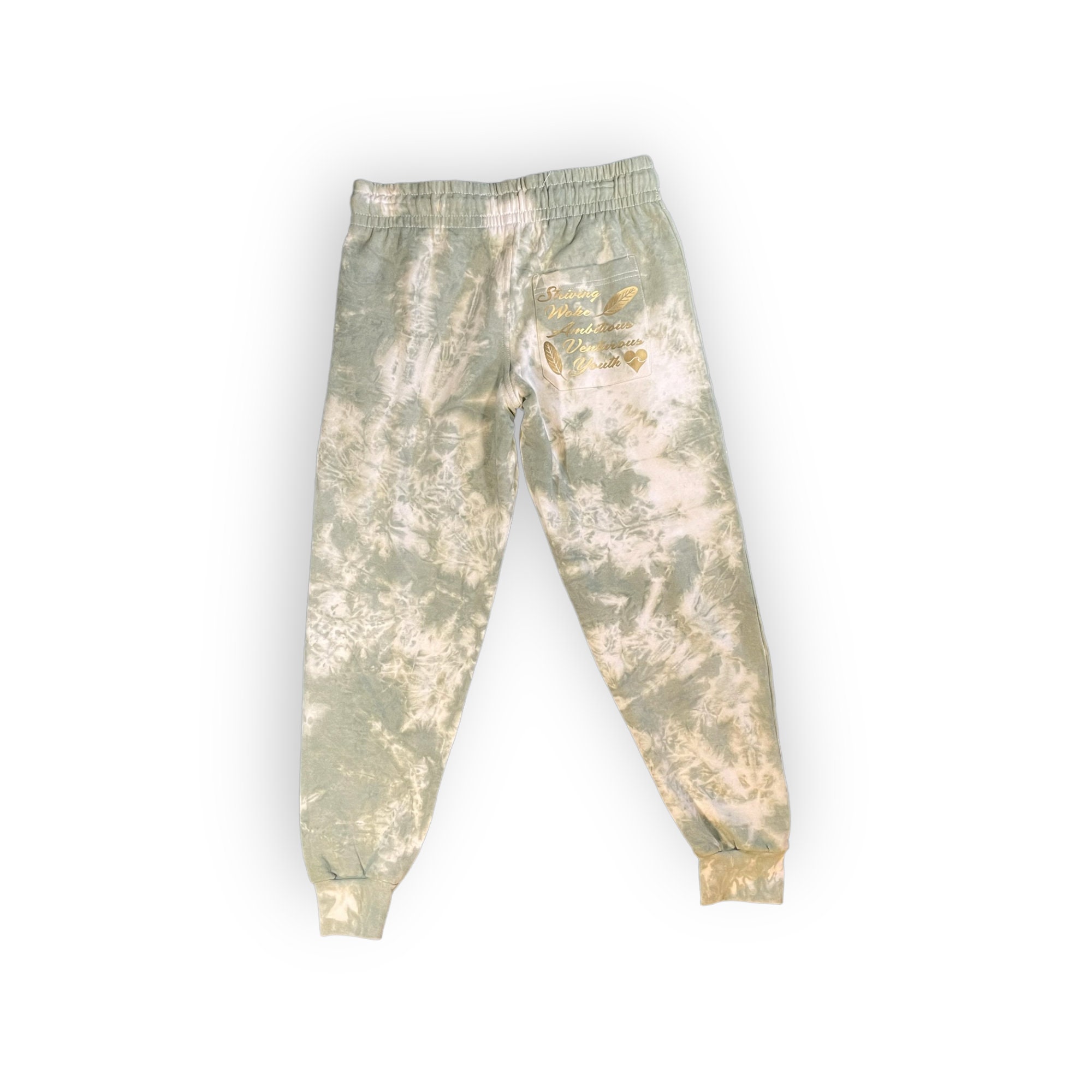 Sage Green Tie Dyed Joggers Etsy UK