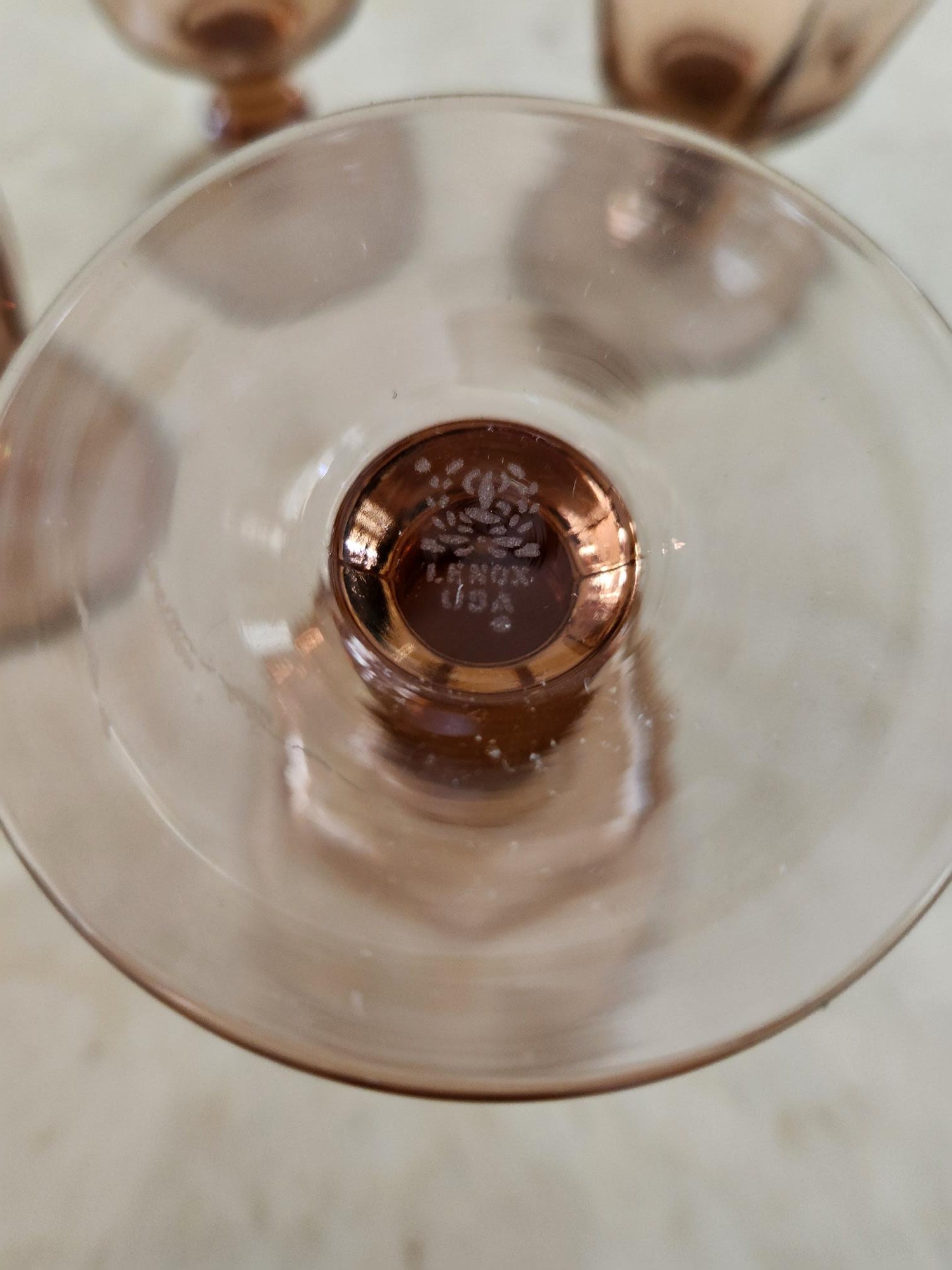 Set of 4 Lenox Antique Rust 5 Wine Glasses Etsy