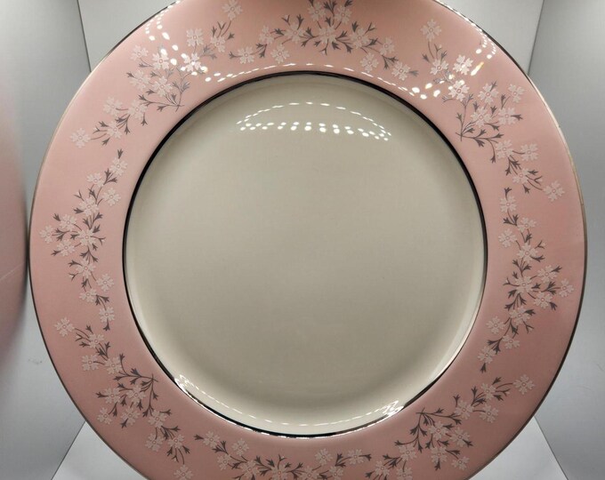 Castleton Pink Trousseau Dinner Plate 10.75