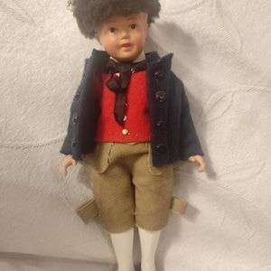 Vintage Traditional Costume Doll boy 1950s beautiful