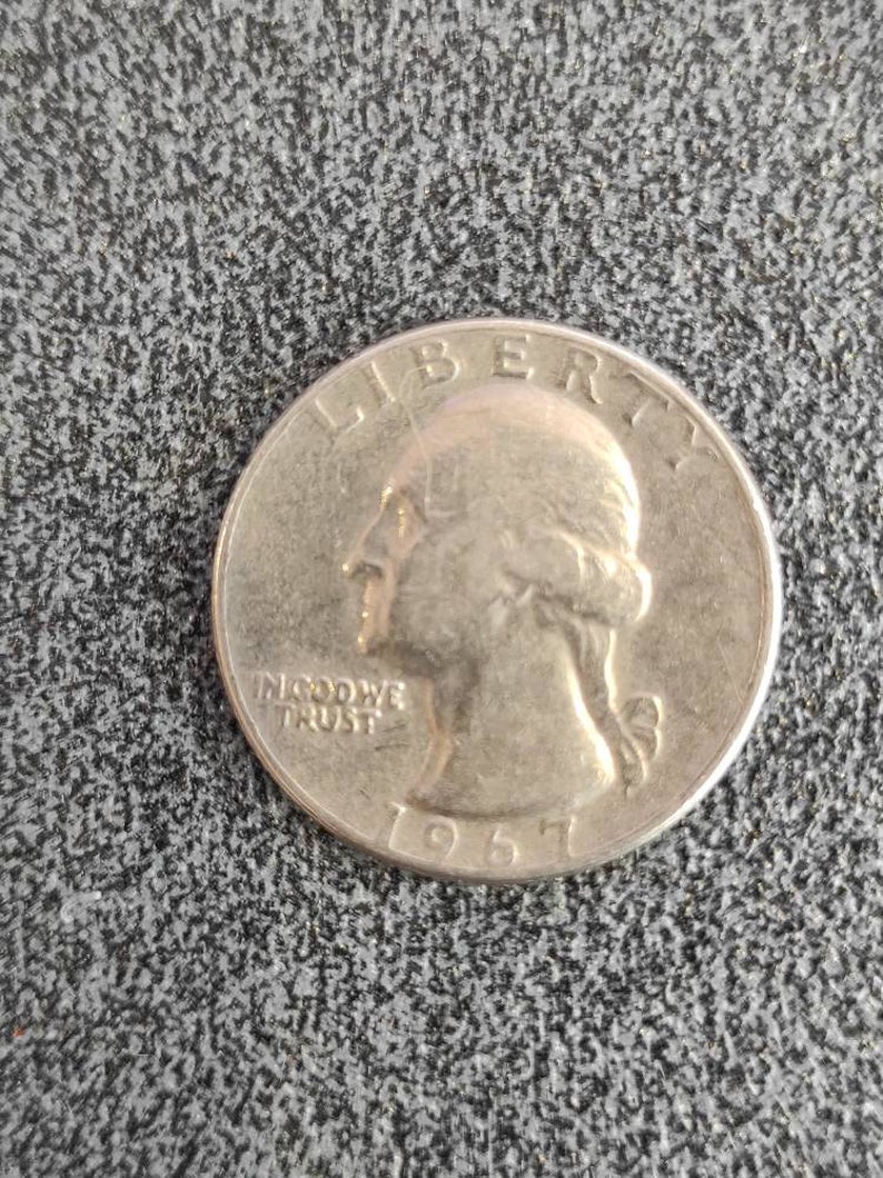 1967 Liberty Washington Rare Quarter Dollar US Coin Collectors Etsy