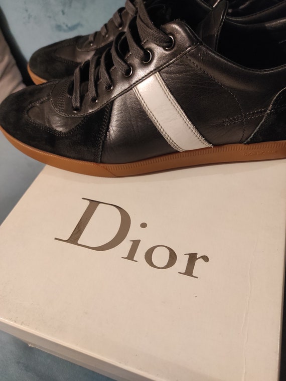 Authentic Men's Dior Homme  Leather Trainer Low S… - image 2
