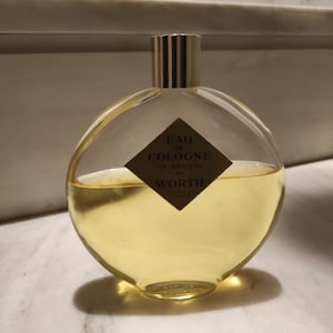 vintage Worth Je Reviens, Eau de Cologne 9 fl. OZ 250 ml Lalique 80% complet original rare