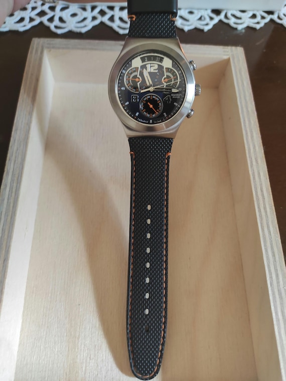 Swatch Irony stainless steel patented Swatch Irony AG 2008 Stainless Steel Quartz Watch with  main image 4