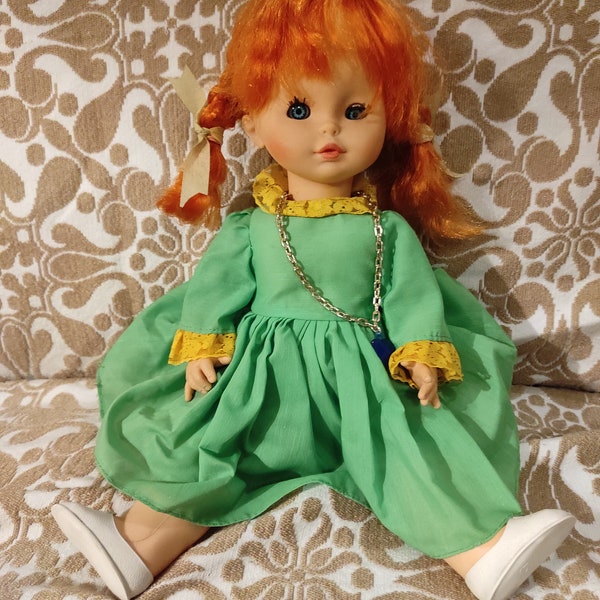 Vintage Puppe, Pippi Langstrumpf selten schöne Puppe 1980er Jahre