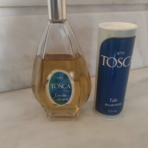 VINTAGE 4711 Tosca eau de cologne 190ml and talc 80%full
