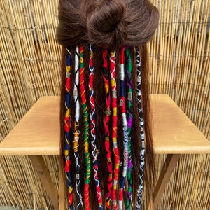 CUSTOM MADE Hair wraps with jewellery - Create your own - Clip in hair wraps - Loop hair wraps - Hair accessories