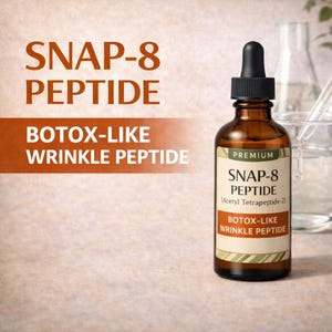 Snap-8 Peptide (Acetyl Tetrapeptide-2) Botox-Like Anti Wrinkle Peptide | Professional Cosmetic Ingredient | DIY Formulation | Made in USA