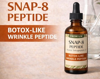 Snap-8 Peptide (Acetil Tetrapeptide-2) Peptide antirughe simile al Botox | Ingrediente cosmetico professionale | Formulazione fai da te | Prodotto negli Stati Uniti