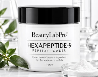 Hexapeptide-9 Powder, Matrix Repair Cosmetic Peptide Active, DIY Skincare Formulator Supply