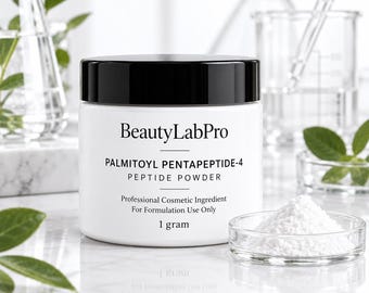 Palmitoyl Pentapeptide-4 Powder, Original Matrixyl-Type Firming Peptide Active, DIY Skincare Formulator Supply