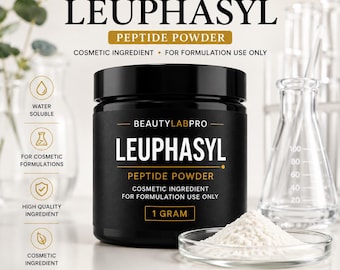 Poudre de peptide pentapeptide-18 (type leuphasyl) | Actif cosmétique anti-rides pour sérums faits maison | Ingrédient de formulation haute pureté | 1 g