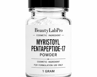 Myristoyl Pentapeptide-17 Powder, Eyelash & Brow Cosmetic Peptide Active, DIY Lash Serum Formulator Supply