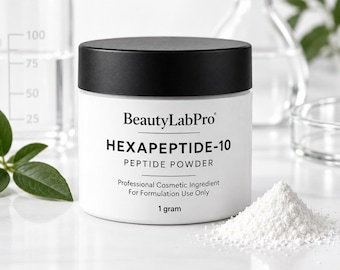 Hexapeptide-10 Powder 1g, Serilesine Firming Skin Repair Peptide Active, DIY Skincare Formulator Supply
