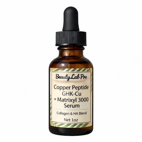 Buy Copper Peptide Ghk-cu Serum + Matrixyl 3000 | Anti-aging Collagen HA  Blend | 1oz+ Online in India